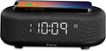 ihome bluetooth alarm clock with wireless charger and, main product view