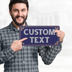 Custom Sign, Custom Street Sign, 11 Font Colors, 13 Font Styles, 4 Hole Options - Image 2