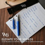 Wordsworth & Black Fountain Pen Set, Medium Nib, Includes 24 Pack Ink Cartridges - Image 3