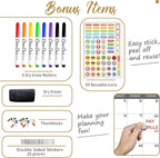 CLEVER CLEAN Large Dry Erase Wall Calendar - Image 3