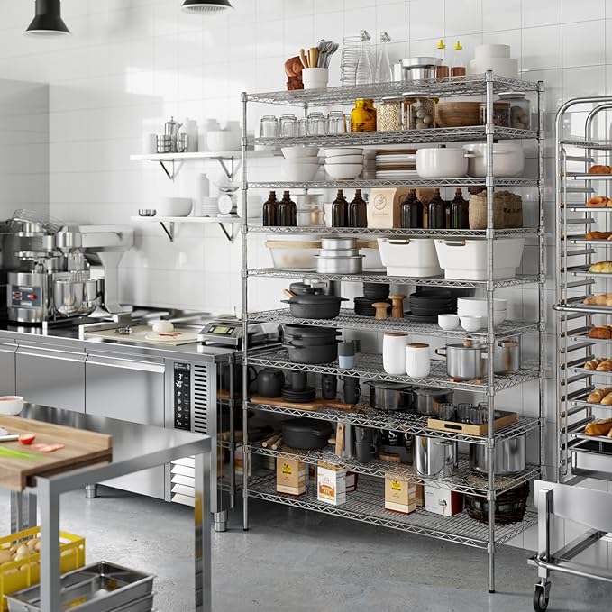 Regal Altair 21" Deep x 54" Wide x 86" Height Wire Shelving Kit | 10-Tier | NSF - Image 7