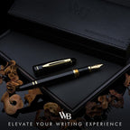 Wordsworth & Black Majesti Fountain Pen-, Luxury Case, Refillable Ink - Image 2