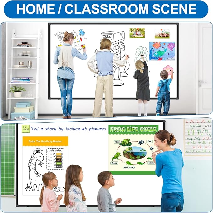 H-Qprobd Large White Board Dry Erase Board - Image 7