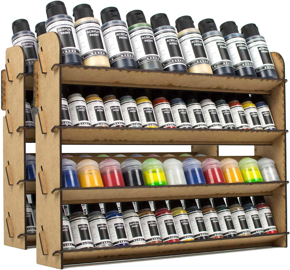PROSCALE 2x Universal Wall Paint Organizer for Miniatures & Modeling, Ver...