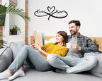 Personalized Valentine's Day Gifts, Personalized Infinity Metal Sign, Custom - Image 5