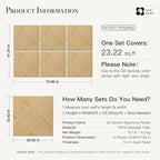 Soon Global Acoustical Wall Panels, 6-Piece 23.62 X 23.62 Inches Art Acoustic - Image 3