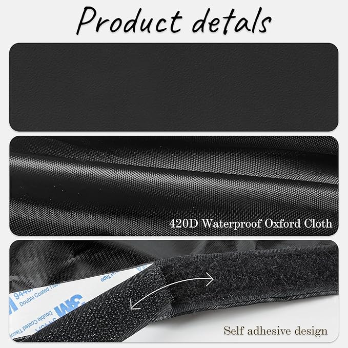 EcoBrisa Under Desk Privacy Panel Self-Adhesive Modesty Panel Stand Up Desk - Image 4