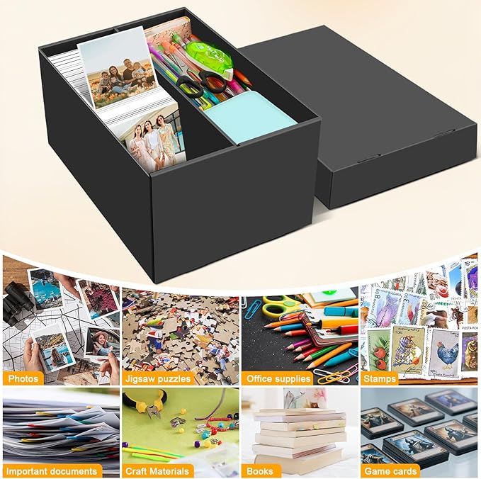 REAQUE 6 Pack Photo Storage Boxes - Image 7