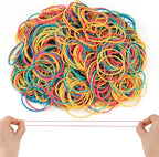 MOWPOG 700 Pcs Rubber Bands, Size #16 Reusable Elastic Rubber Band by MOWPOG