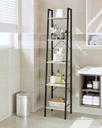 Hzuaneri Ladder Shelf, Bookshelf Bookcase, Freestanding Corner Storage Shelve - Image 5