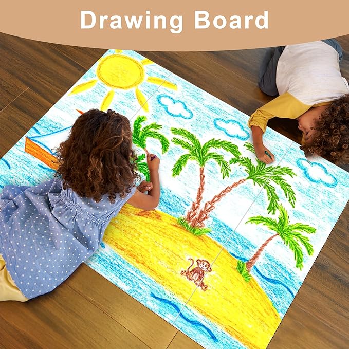 HAUTOCO 36'' x 48'' Trifold Poster Board 2 Pack Large Tri Fold Project Boards - Image 5