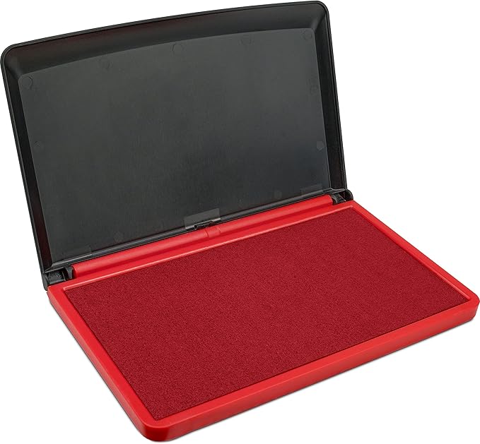 MaxMark Large Premium RED Ink Stamp Pad - Image 2