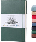 Beechmore Books A3 Sketchbook – 11.7x16.5 Premium Vegan Leather Bound Large by BeechmoreBooks