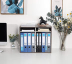 TQVAI Wood Literature Organizer, 12 Slots Hold 6000 Sheets A4 Papers, Wooden - Image 5