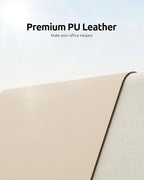 YSAGi Leather Desk Pad Protector, Office Desk Mat, Large Mouse Pad, Non-Slip PU - Image 2