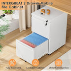 INTERGREAT 2 Drawer File Cabinet - Image 5