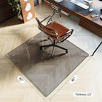 Koonmi Tempered Glass Chair Mat - Image 3