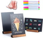YEEON 3 Pack 5x7 in Chalkboard Sign Small Blackboard Decorative by YEEON