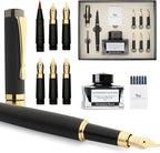Wordsworth & Black Calligraphy Pen Gift Set, Includes Ink Bottle, 6 Ink by WordsworthBlack