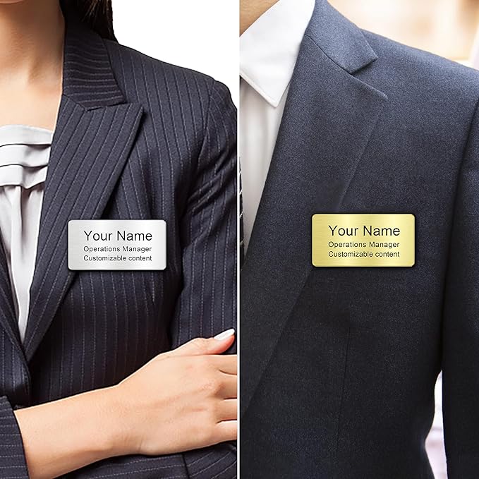 Engraved Personalized Name Tags - Image 2