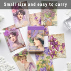 Vintage Washi Sticker Book, 300 PCS Scrapbooking and Journaling Stickers | 300 PCS Vintage Washi Paper Stickers for Journaling, Scrapbooking, Travel Albums, Planners, Junk Journals and DIY Crafts
