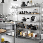 Regal Altair 24" Deep x 48" Wide x 74" Height Wire Shelving Kit | 5-Tier | NSF - Image 6