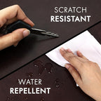 Elizo Leather Desk Mat Desk Pad Blotter Set - Image 4