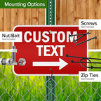 Custom Arrow, Custom Directional Sign, Right Arrow, 12x18 Inches, 3M EGP - Image 5
