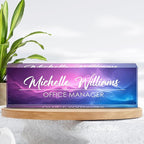 Personalized Name Plate for Desks, Custom Desk Name Plates, Acrylic Name Plate - Image 7