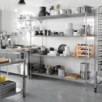 Regal Altair 24" Deep x 72" Wide x 74" Height Wire Shelving Kit | 4-Tier | NSF - Image 2
