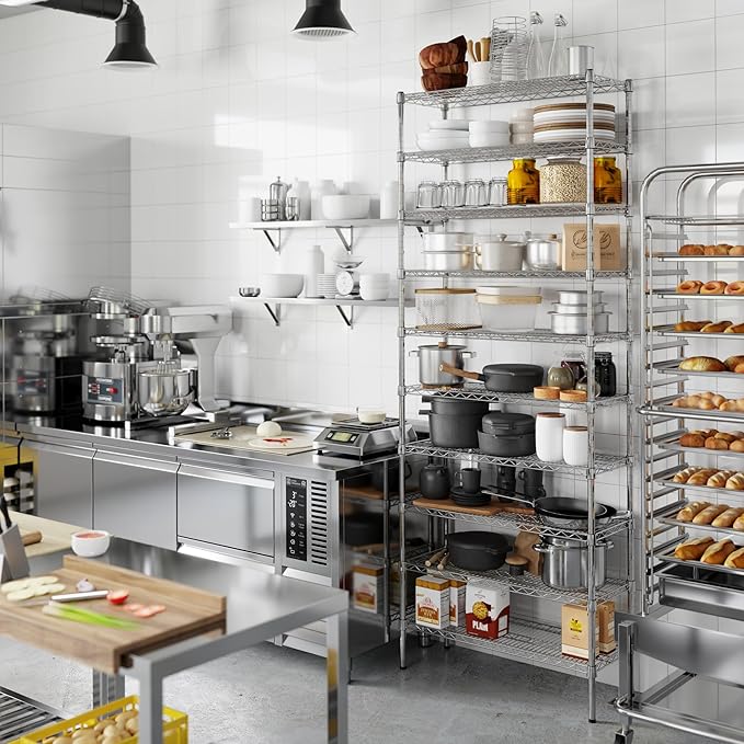 Regal Altair 14" Deep x 36" Wide x 96" Height Wire Shelving Kit | 10-Tier | NSF - Image 7