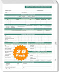 Employee File Folders with Internal Pocket, High Capacity HR Folders by YvnShineOffice
