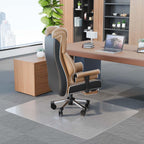 100pointONE Office Chair Mat for Carpet, 30" x 48" Clear Desk Chair Mat for Low Pile Carpeted Floors- Easy Glide Plastic Floor Mat for Office Chair on Carpet