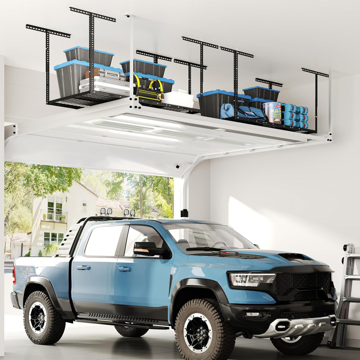 fleximounts 3x6 overhead garage storage adjustable ceiling rack, main product view