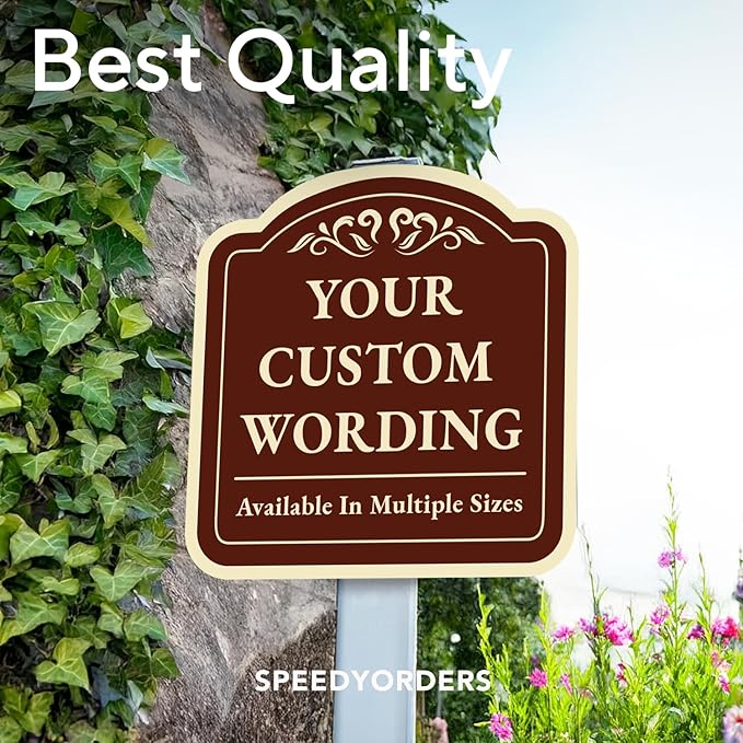 Custom Decorative Outdoor Metal Sign - Image 8