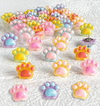 30 pcs Cat Paw Push Pins, Cute Animal Decorative Thumbtacks, Cartoon Drawing by Tandarui