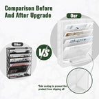 EASEPRES 6 Tier Mesh Hanging Wall File Organizer, Desk Vertical Mail Paper - Image 3