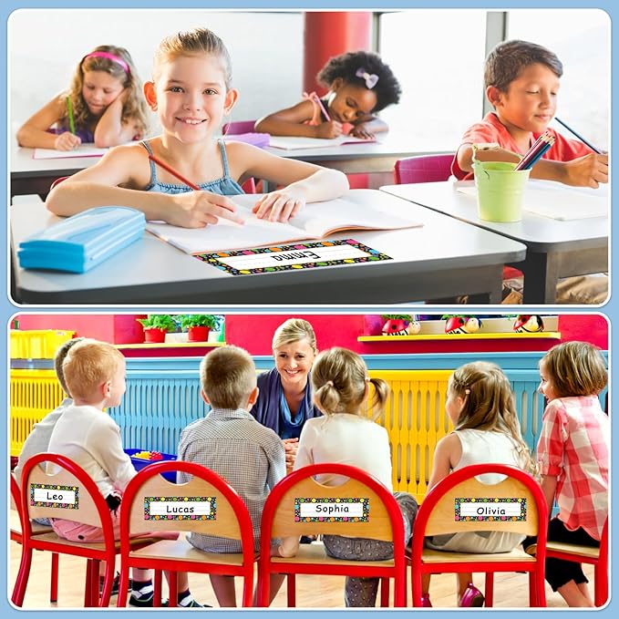 PETCEE Name Tags for Classroom Desks - Image 4