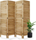 Room Dividers and Folding Privacy Screens, Wood Louvered Separators Divider Wall by Svimi
