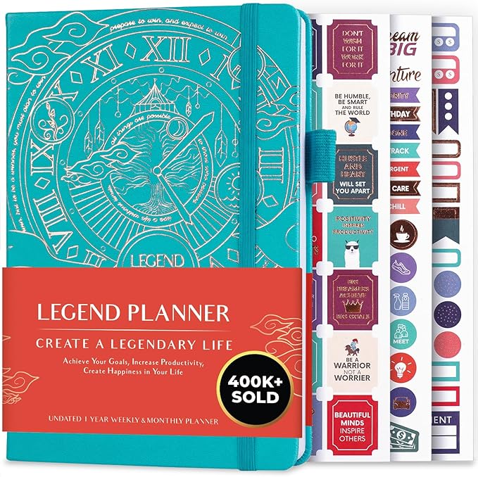 Legend Planner – Weekly & Monthly Life Planner to Hit Your Goals & Live by LegendPlanner