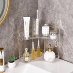 Trdongxu 2-Tier Corner Bathroom Organizer Countertop - Image 6