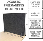 Planche Acoustic Freestanding Desk Divider - Image 2