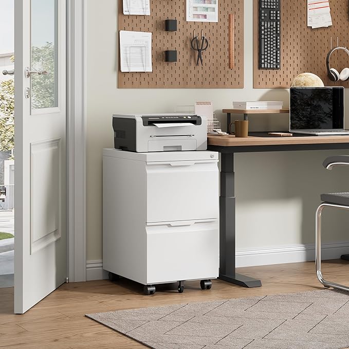 Bestoo 2-Drawer Mobile File Cabinet - Image 2