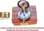 Bazross Brass Nautical Compass - Image 5