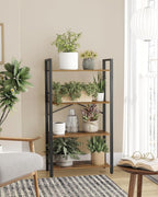 VASAGLE 4-Tier Bookshelf, Bookcase - Image 7