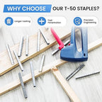 meite T-50 Stainless Steel Staples Marine, 5/16 Inch Heavy Duty Staples - Image 7