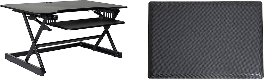 Rocelco 40" Large Height Adjustable Standing Desk Converter