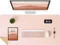 Aothia Double-Sided Desk Pad – 35.4" x 15.7" Leather Desk Mat by AothiaSimpleNaturalUnique