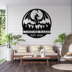 Dyoart Personalized Dragons Metal Signs - Image 4
