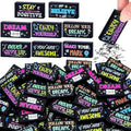 Dunzoom 100 Pcs Inspirational Pencil Erasers Bulk by Dunzoom
